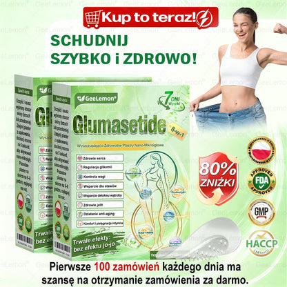 ⭐Oficjalny Sklep | 🇵🇱 𝐆𝐞𝐞𝐥𝐞𝐦𝐨𝐧® Glumasetide 8 w 1 Smukły i Zdrowy Nano Plaster z Mikronakłuciami ✅ Na otyłość, wiotką skórę, cukrzycę, bezdech senny, problemy ze stawami i wiele więcej