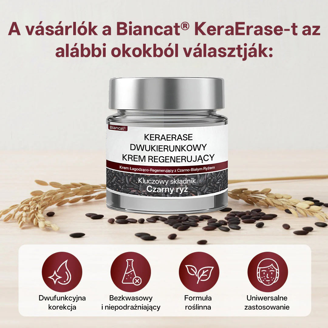 🌟 Biancat® KeraErase Dwukierunkowy Krem Regenerujący 👨‍⚕️ (do leczenia brodawek, narośli skórnych, plam oraz hiperpigmentacji)