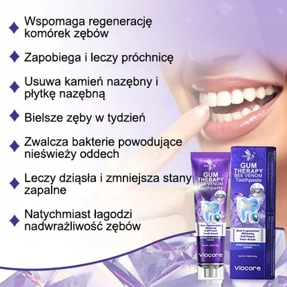 🌟Rolimey® VioCore Pasta do Zębów z Jadłem Pszczelim do Leczenia Dentystycznego